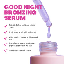 Load image into Gallery viewer, Luna Bronze Good Night Face Bronzing Serum
